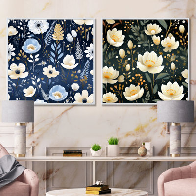 Belclaire - Floral Wall Decor Set Of 2