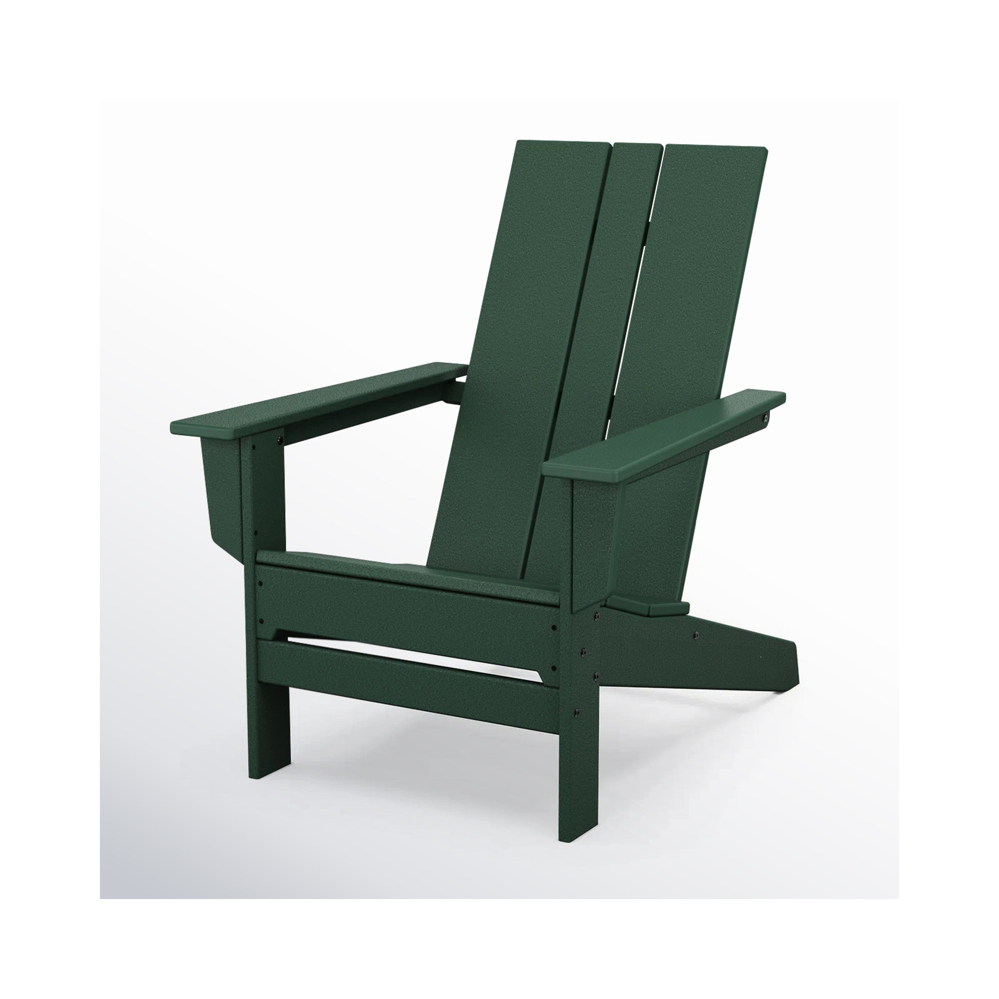 POLYWOOD x AllModern Plastic Adirondack Chair, Green