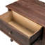 Table de bout à 2 tiroirs avec pieds en bois et espace de charge Lundgren -2118130984