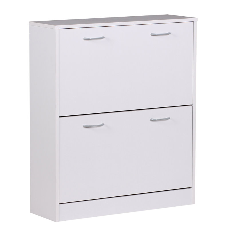 Sahara 20 Pair Flip Down Shoe Storage, White