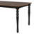Rectangular Modern Extendable Dining Table Set With 6 Upholstered Chairs Kitchen Dining Room-725764781-725764778