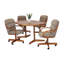 Ensemble de salle à manger extensible à 5 piédestaux 5 pièces-1975485928-1975485929