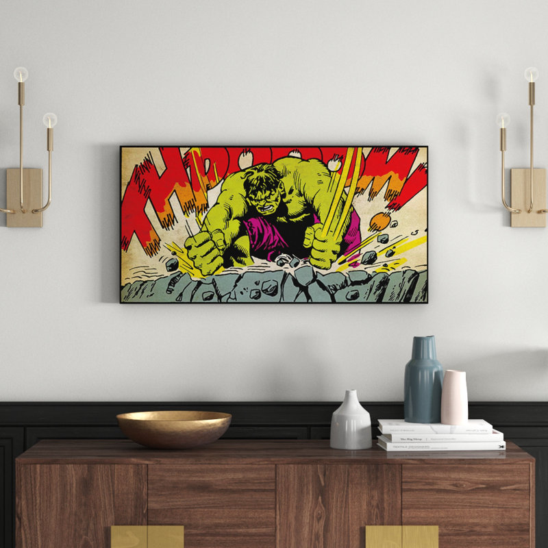 Hulk Thpooom Graphic Art Print on Canvas