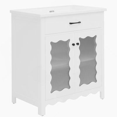 Meuble-lavabo 31 po avec verre trempé