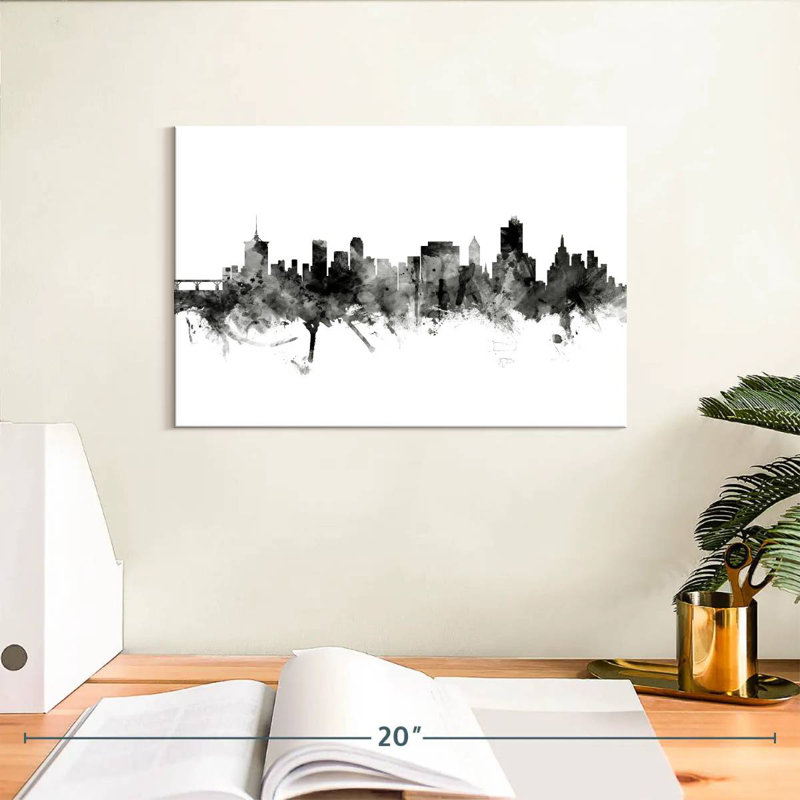 Tulsa Oklahoma Skyline IV, 8" H x 12" W