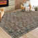 Washable Floral Indoor Rug