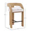Tyson 34" Tall Counter Stool, Cream