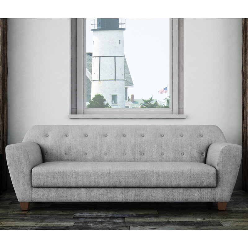 Canapé Colten, Polyester gris moyen