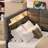 Upholstered Twin Size Daybed With Storage 2 Drawers And Charging Station, Day Bed Frame With LED Lights And Storage Headboard, No Box-Spring Needed-1306187710