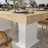 Arfath 8-Person Double Pedestal Dining Table