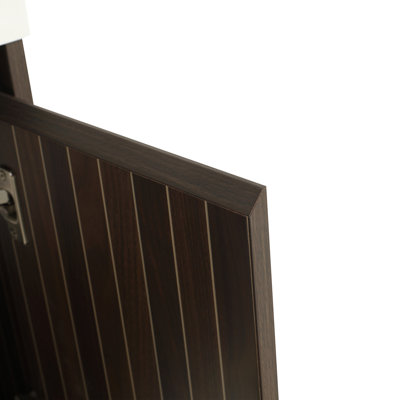 Armoire de salle de bain 30 po avec lavabo, portes à fermeture douce, fixation flottante, pour petite salle de bain