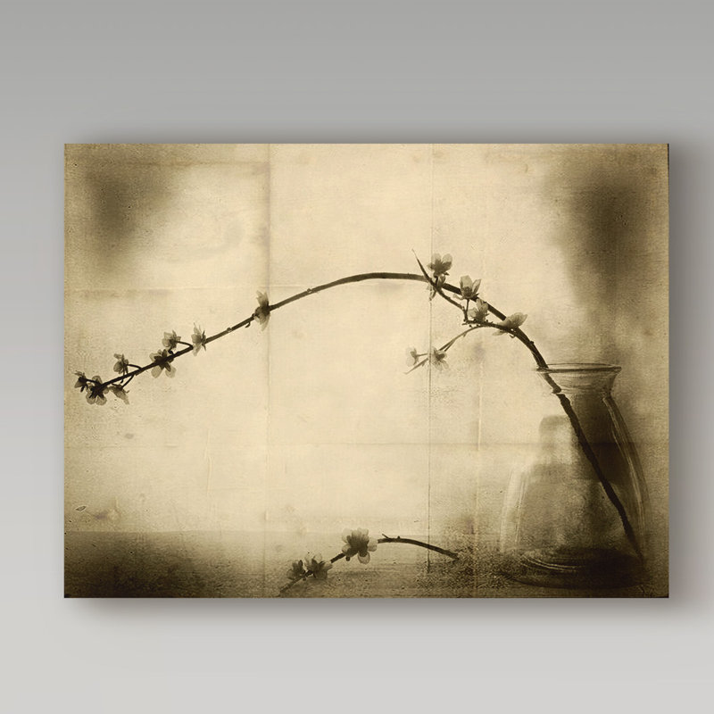 « zen silhouette », reproduction d’impression sur toile tendue, H 35 po x l 47 po x P 2 po