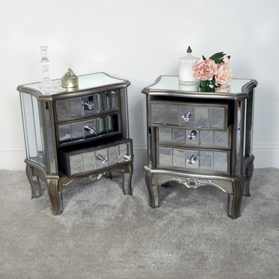 Beideman 48cm W Bedside Table