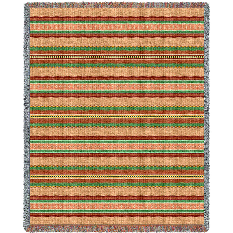 Jeté Pure Country Weavers, Brun / Vert