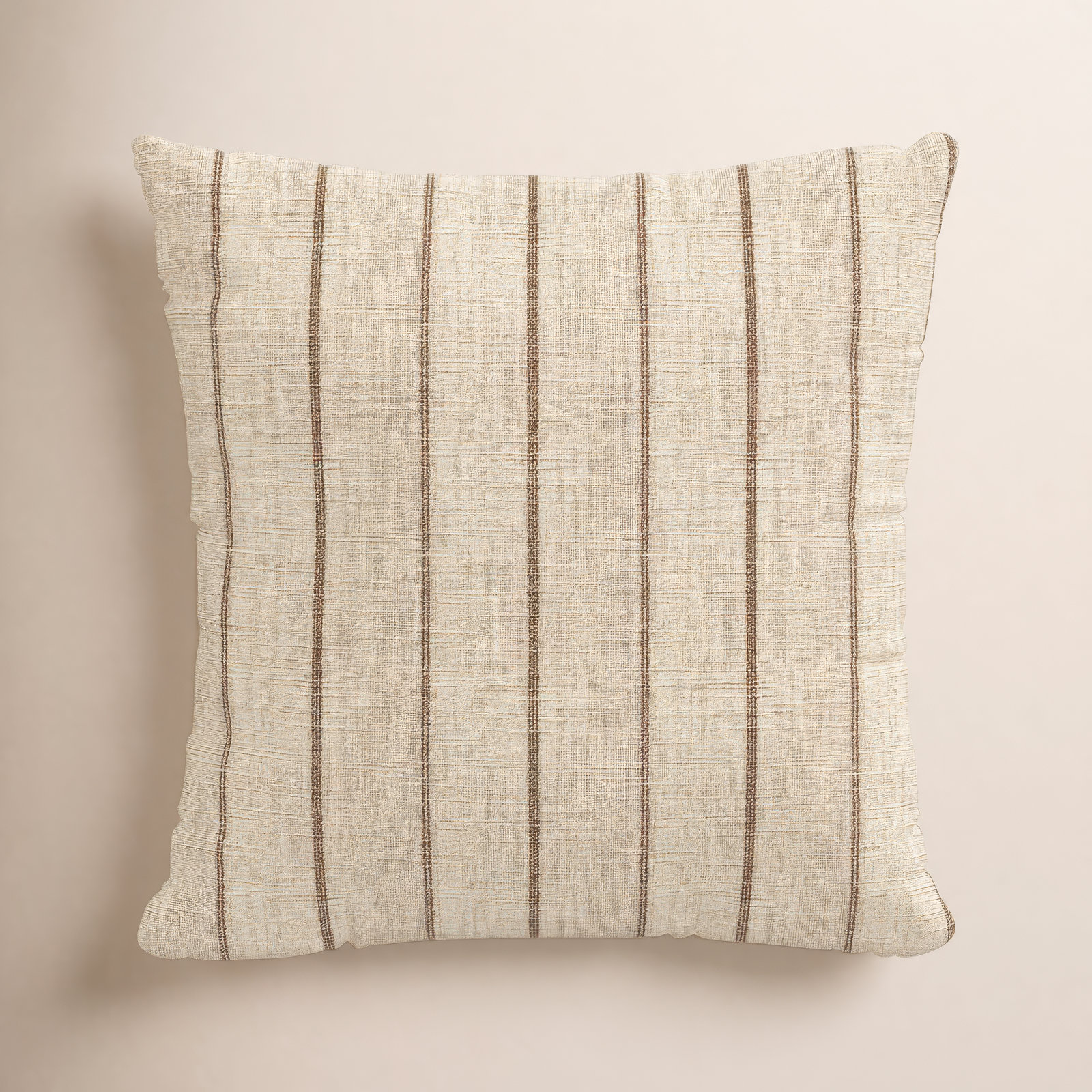 Esta Striped Cotton Throw Pillow, No Fill