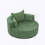 Fauteuil demi-tonneau pivotant à 360 °-129680257