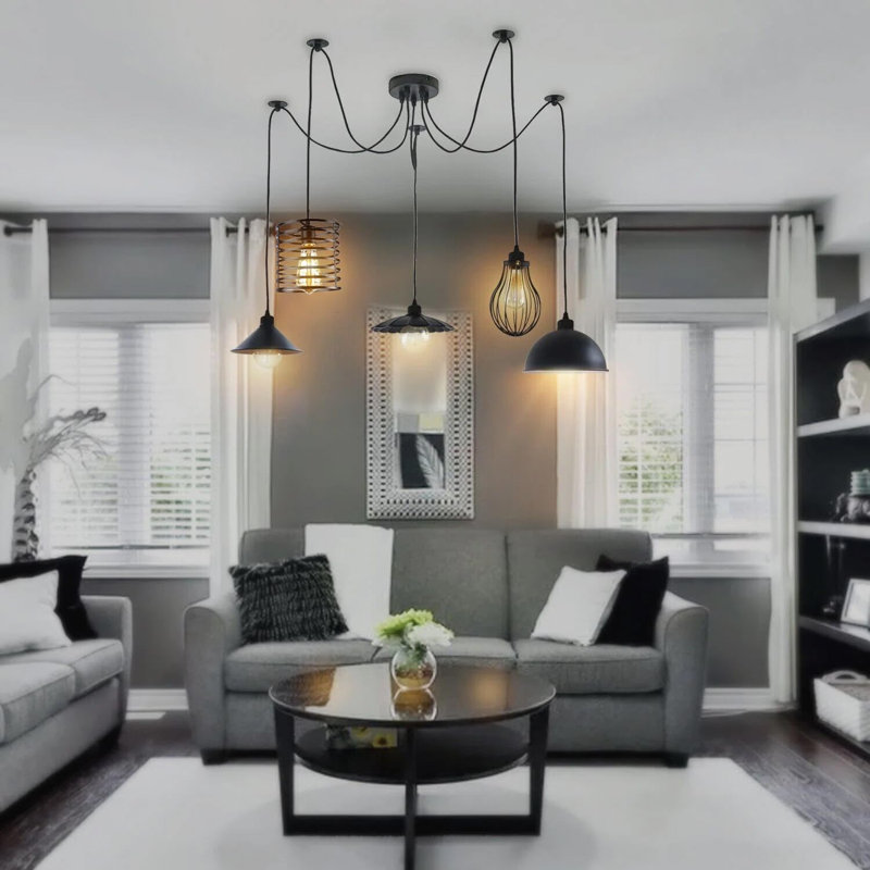 5 - Light Black Pendant, No