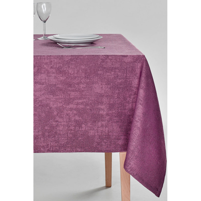 Chon Elegant Damson Tablecloth, 100% Polyester, 59.1 x 102.4 inches | No Ironing Needed, Easy Clean, Machine Washable at 86-104°F | Perfect for Dining Room, Parties, and Special Occasions, Durable & Stylish Design
