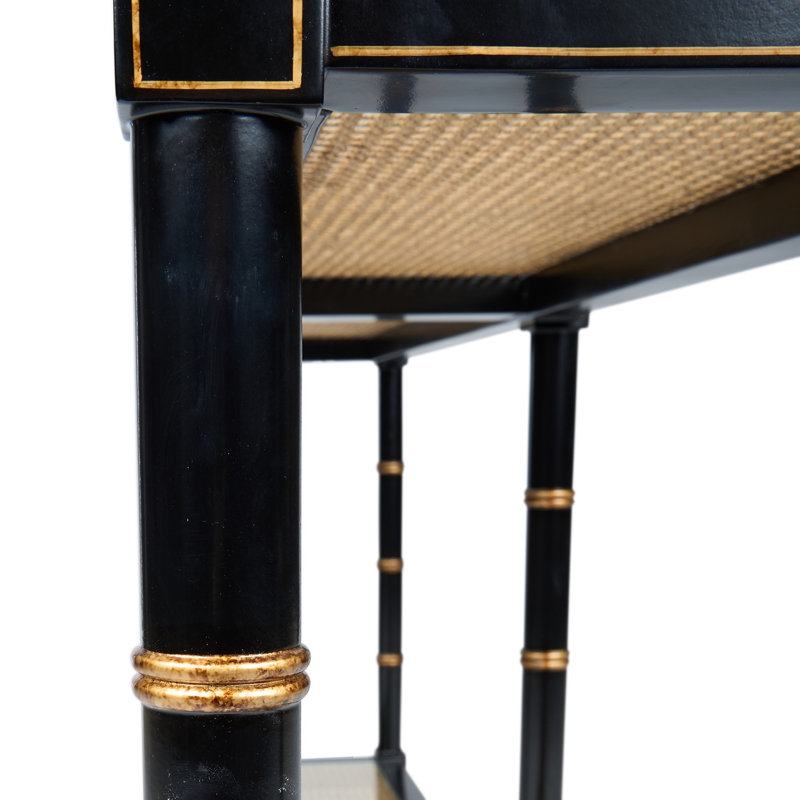 72 in. Glass Console Table