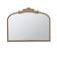 Miroir arqué 40 po x 31 po de style classique et cadre d'inspiration baroque pour le salon-96443538-70077139