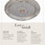 Lustre rond médaillon de plafond