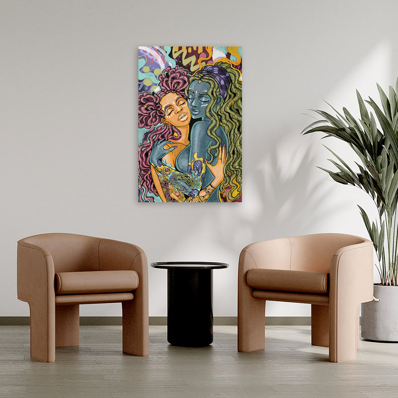 «Forever Original» - art figuratif multicultural, H 36 po x l 24 po