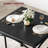 Dining Table Set for 2, Kitchen Table with 2 Upholstered Chairs