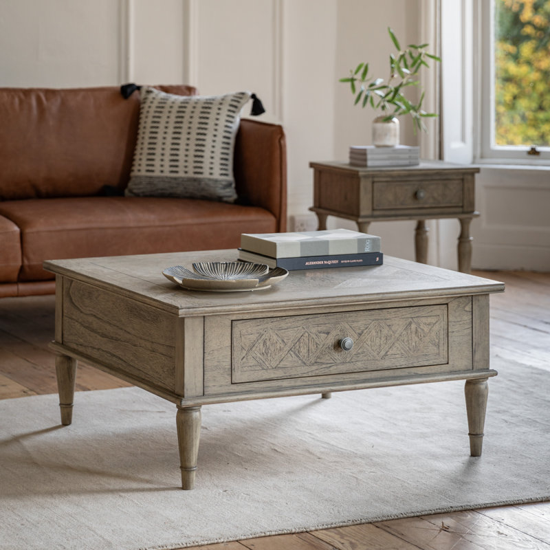 Colella Four Leg Coffee Table with Storage