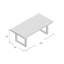 Table basse en osier Laderrian