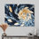 «Coastal Seashell Spiral Of The Ocean III - Vagues», impression murale en métal