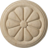 Reese 2.75'' H x 2.75'' W x 0.25'' D Wood Rosette Applique
