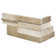 Casa Blend 3D Honed 6" x 18" Stacked Travertine Ledger Corner Wall Tile