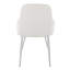 Chaise en métal chromé et similicuir - ensemble de 2-591146464
