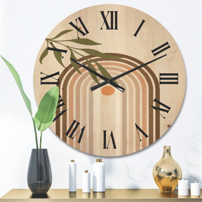 Solid Wood Wall Clock