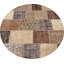 Tapis rond patiné moderne patiné 5 x 5