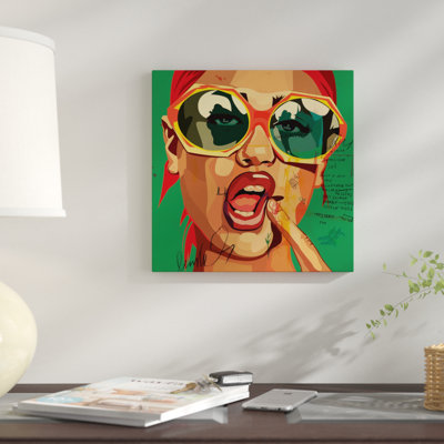 « ludique fille », impression sur toile