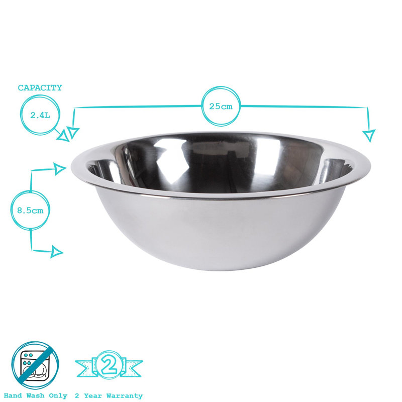Argon Tableware - Stainless Steel Mixing Bowl
