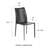 Sokol 18.5'' H Faux Leather Upholstered Metal Stacking Chair-215263865