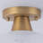 Single Light Frosted Glass Semi Flush Mount-503852218-503852214