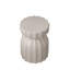 Table basse 13 po 2 pièces en ciment blanc imperméable 13 po, pour patio, jardin, salon de jardin, sans assemblage,-1101718112