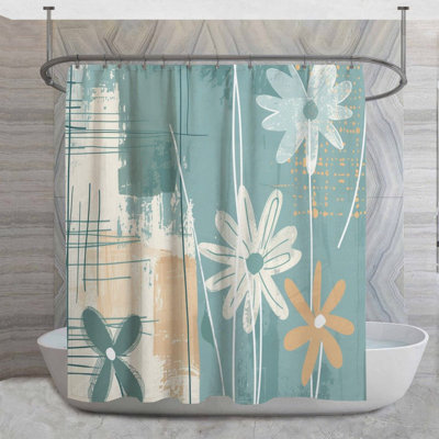 Rideau de douche Olive branches