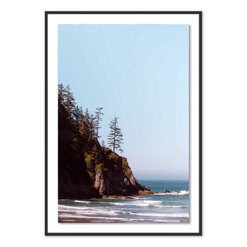" Seaside " by Eric Muhr, Black, 60" H x 37" W x 2.5" D