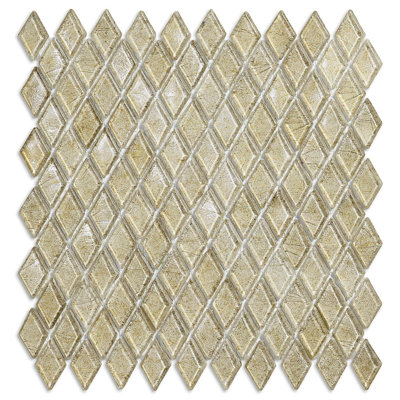 Jubilee 7/8" x 1-5/8" Diamond Glass Mosaic