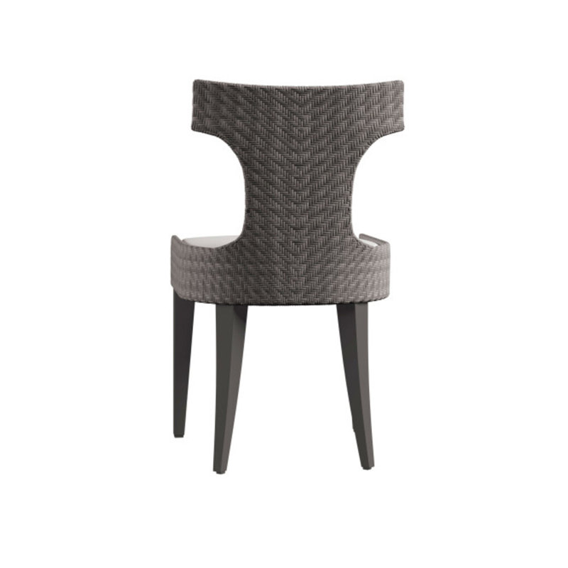 Sarasota Outdoor Dining Side Chair, Light Grey Linen 6032-010