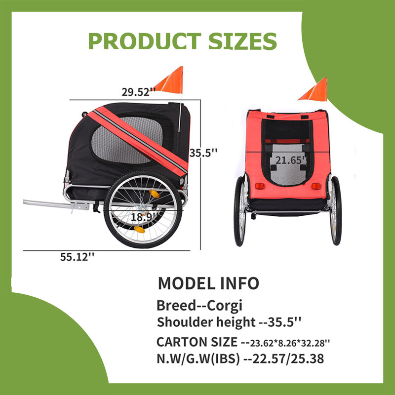 Foldable Pet Trailer