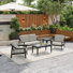 Marlo 5-Piece Outdoor Conversation Set, Perfect for Entertaining with Included Tables
