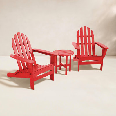 POLYWOOD® Classic Adirondack 2-Person Patio Seating Group