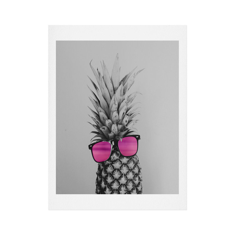 « mme ananas », impression, H 10 po x l 8 po x P 0,01 po, Affiche