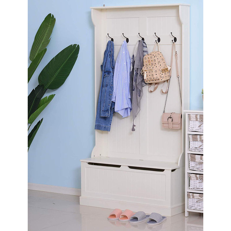 Petillo Hall Tree 37.75'' Wide with Bench