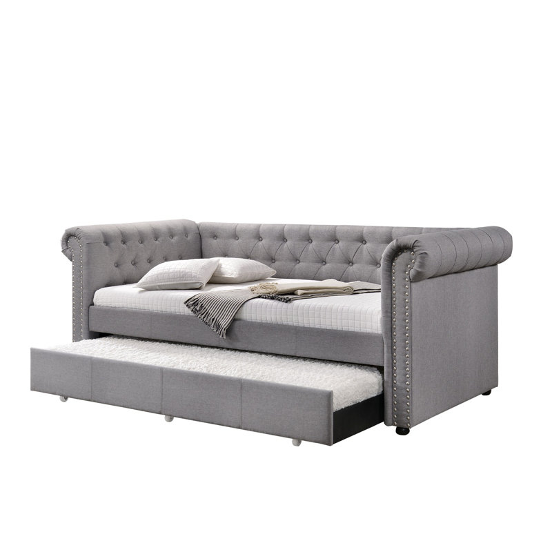 Fabric Daybed With Trundle (Twin)